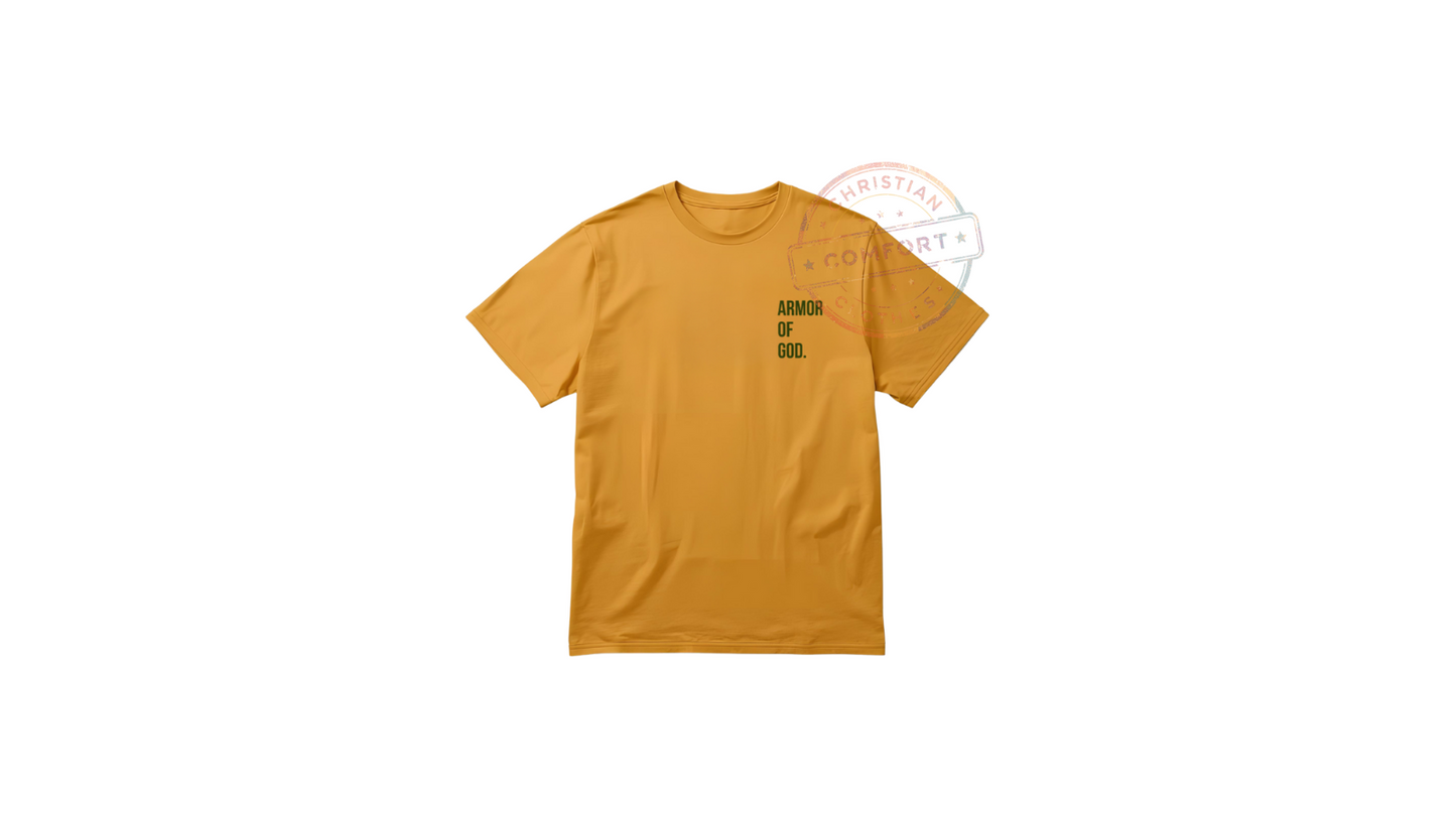 KIDS MUSTARD POCKET PRINT TEE