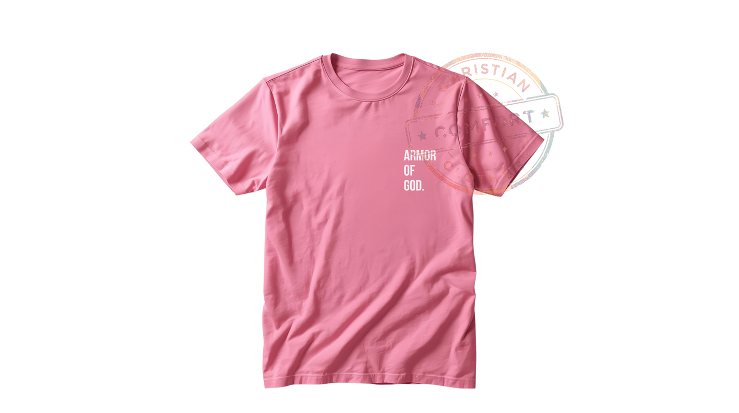 HI VIS POCKET PRINT SAFETY PINK TEE