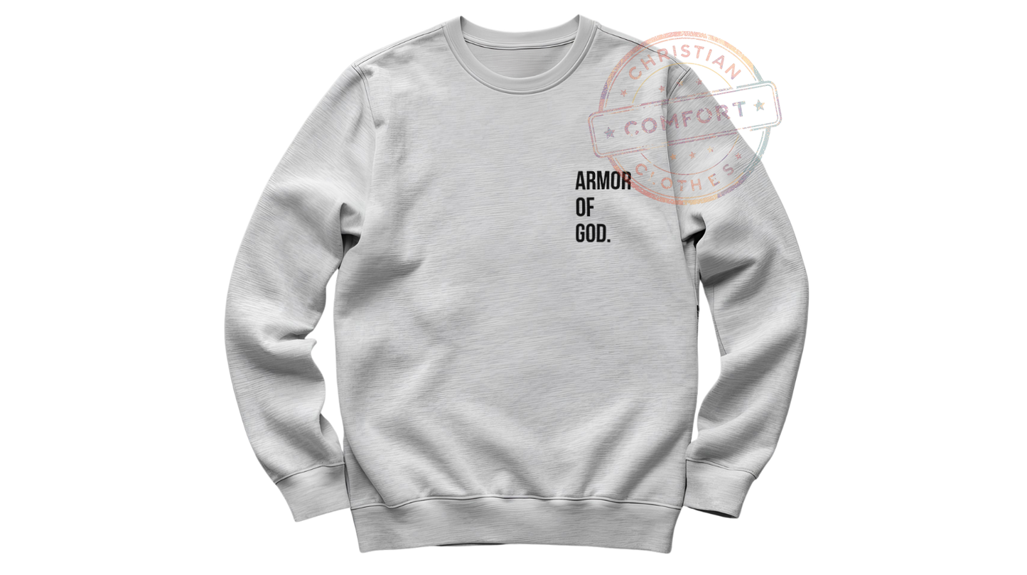 GRAY POCKET PRINT SWEATSHIRT