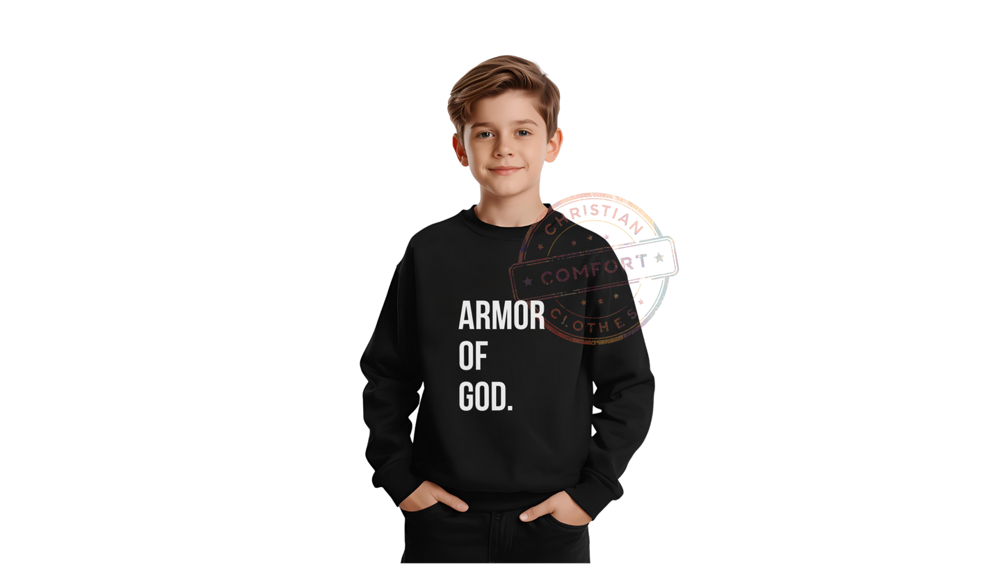 KIDS BLACK SWEATSHIRT