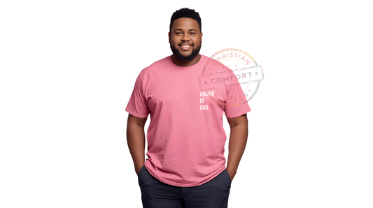 HI VIS POCKET PRINT SAFETY PINK TEE