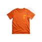 KIDS SUNSET ORANGE POCKET PRINT TEE