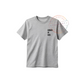 KIDS GRAY POCKET PRINT TEE