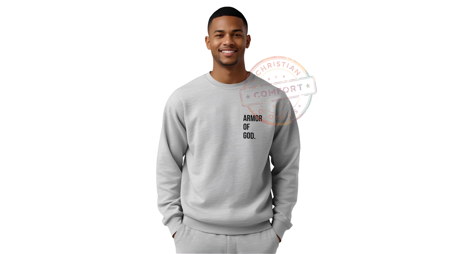 GRAY POCKET PRINT SWEATSHIRT