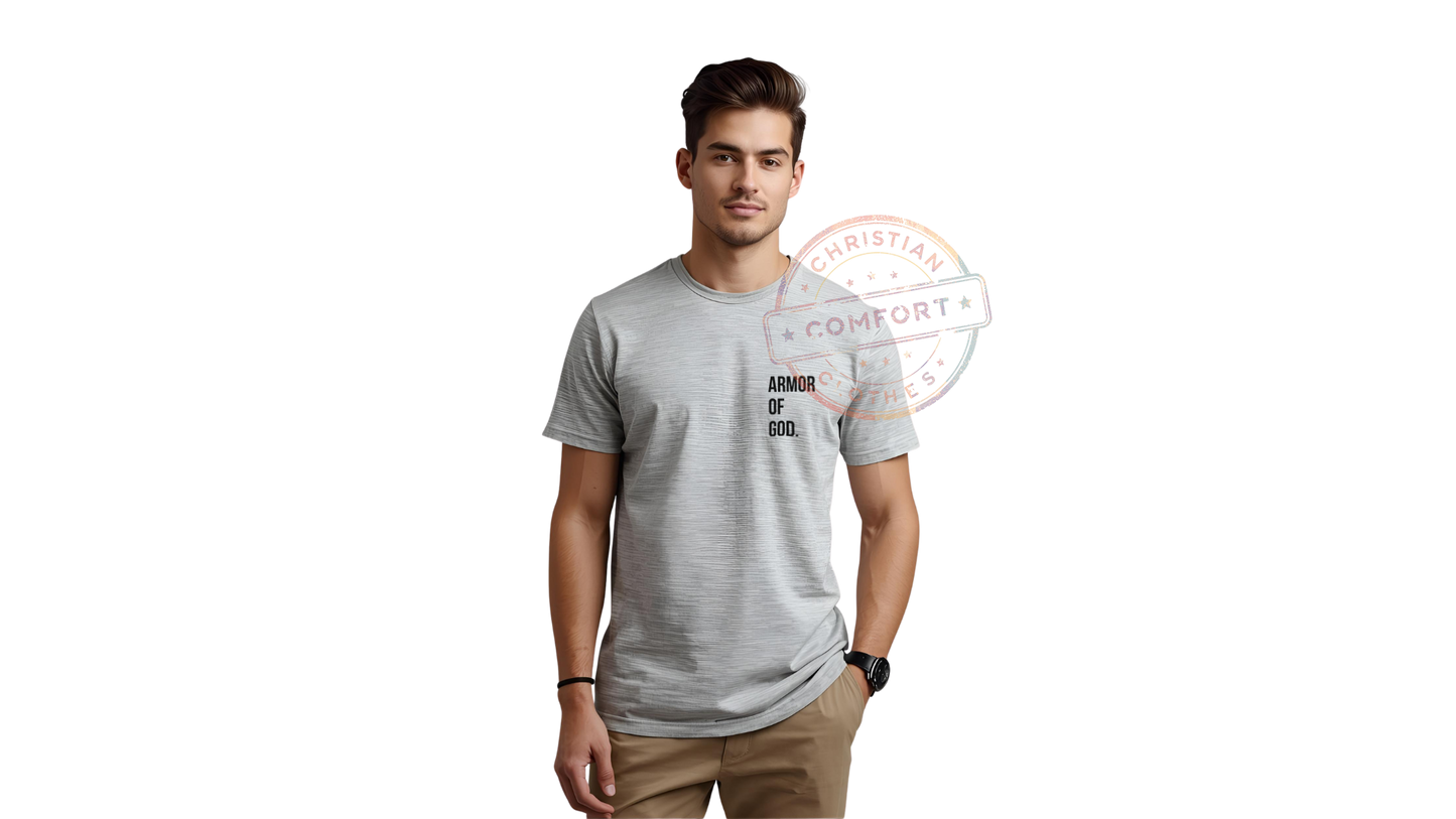 GRAY POCKET PRINT TEE