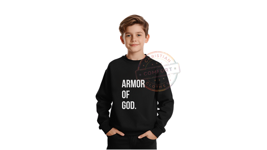 KIDS BLACK SWEATSHIRT