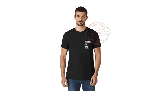 BLACK POCKET PRINT TEE