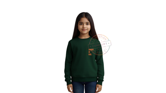KIDS LINCOLN GREEN POCKET PRINT SWEATSHIRT