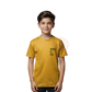 KIDS MUSTARD POCKET PRINT TEE