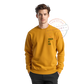 MUSTARD POCKET PRINT SWEATSHIRT