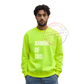 HI VIS SAFETY GREEN SWEATSHIRT