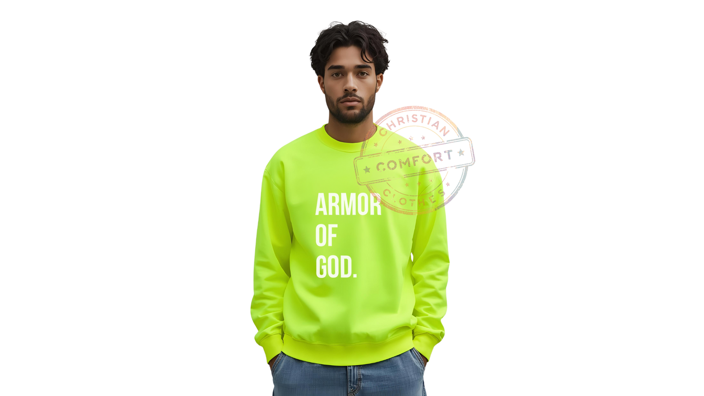 HI VIS SAFETY GREEN SWEATSHIRT