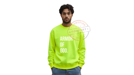 HI VIS SAFETY GREEN SWEATSHIRT