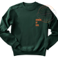 LINCOLN GREEN POCKET PRINT SWEATSHIRT