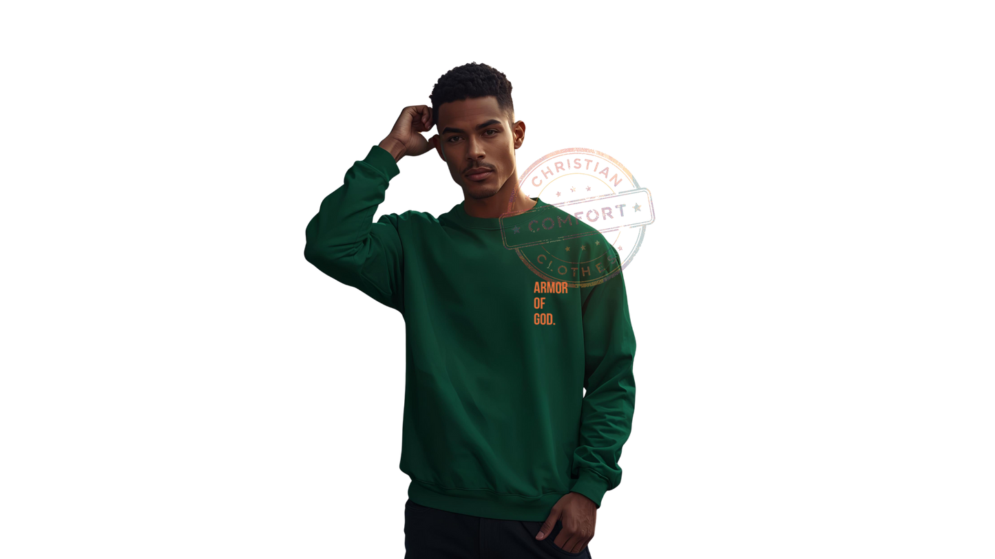 LINCOLN GREEN POCKET PRINT SWEATSHIRT