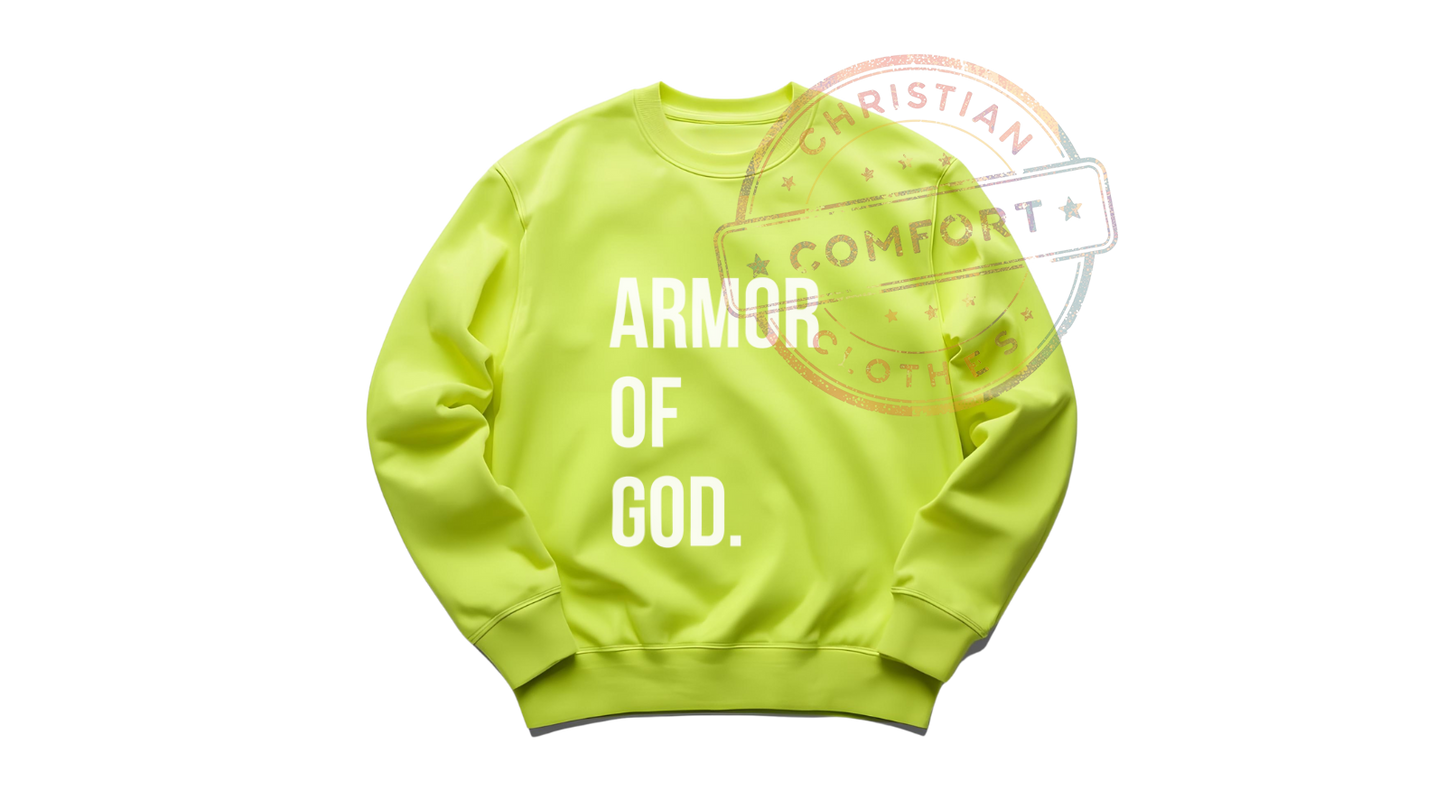 HI VIS SAFETY GREEN SWEATSHIRT