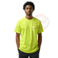 HI VIS POCKET PRINT SAFETY GREEN TEE