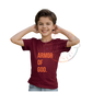 KIDS BURGUNDY TEE