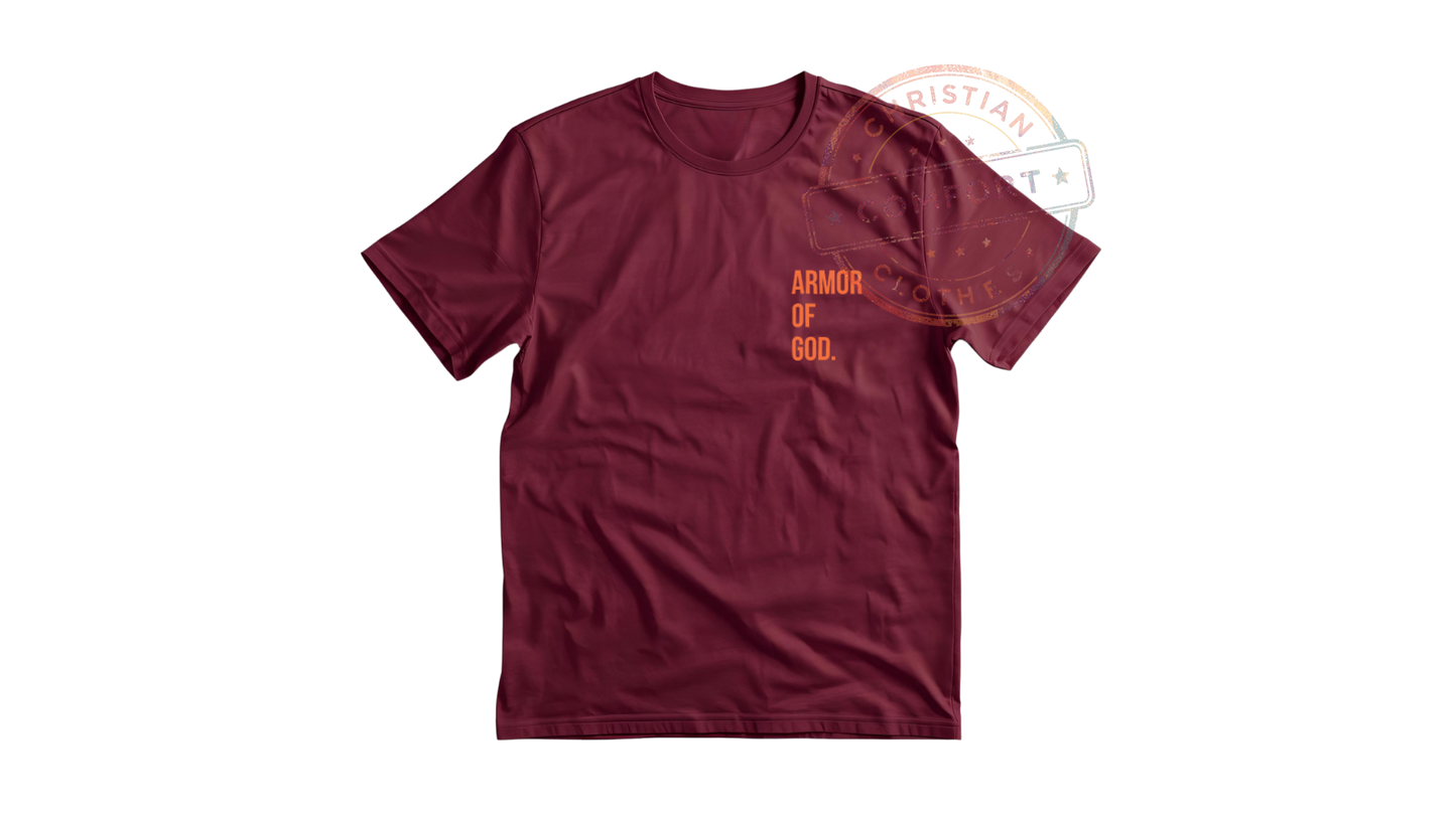 BURGUNDY POCKET PRINT AOG TEE