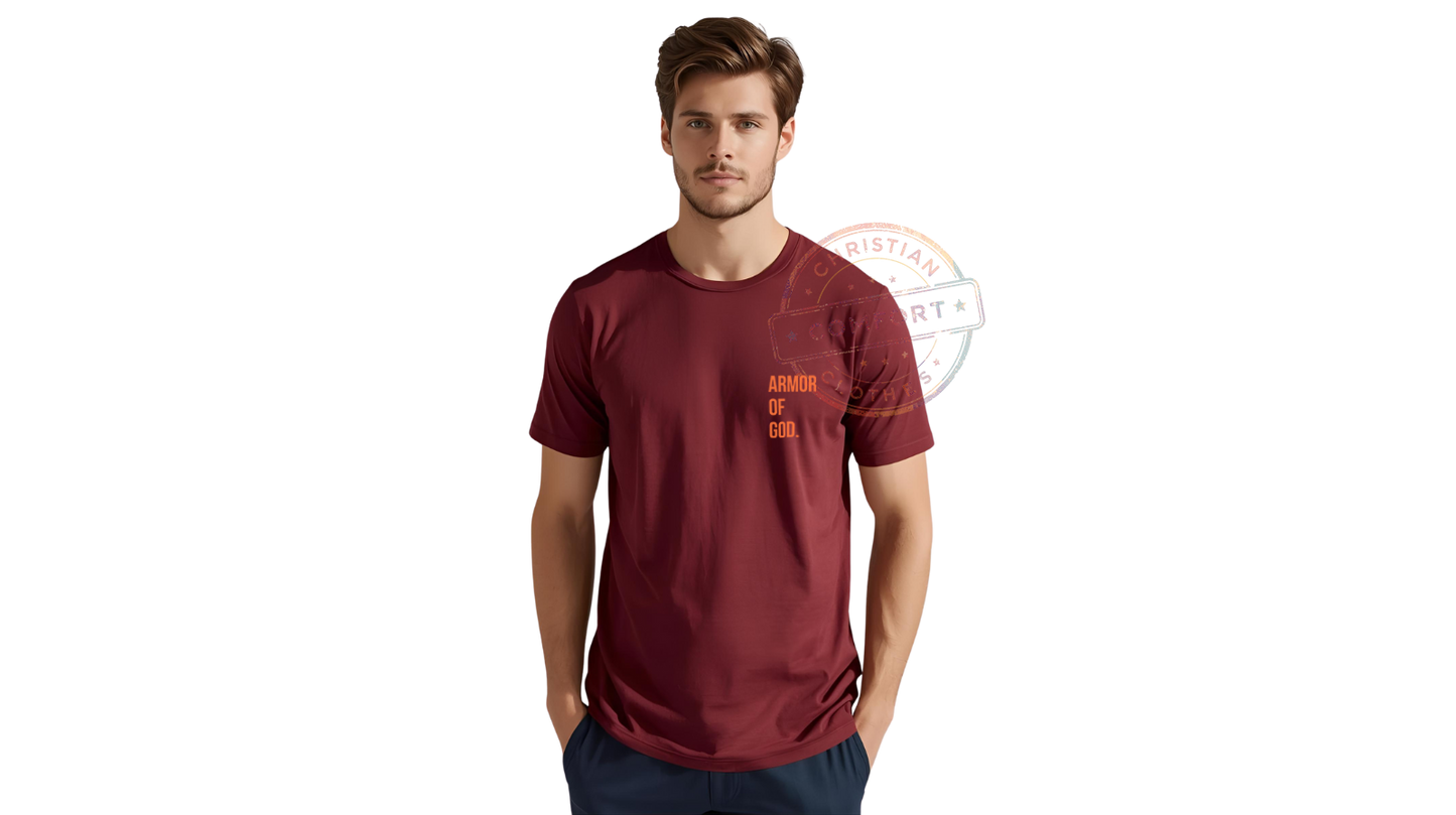 BURGUNDY POCKET PRINT AOG TEE