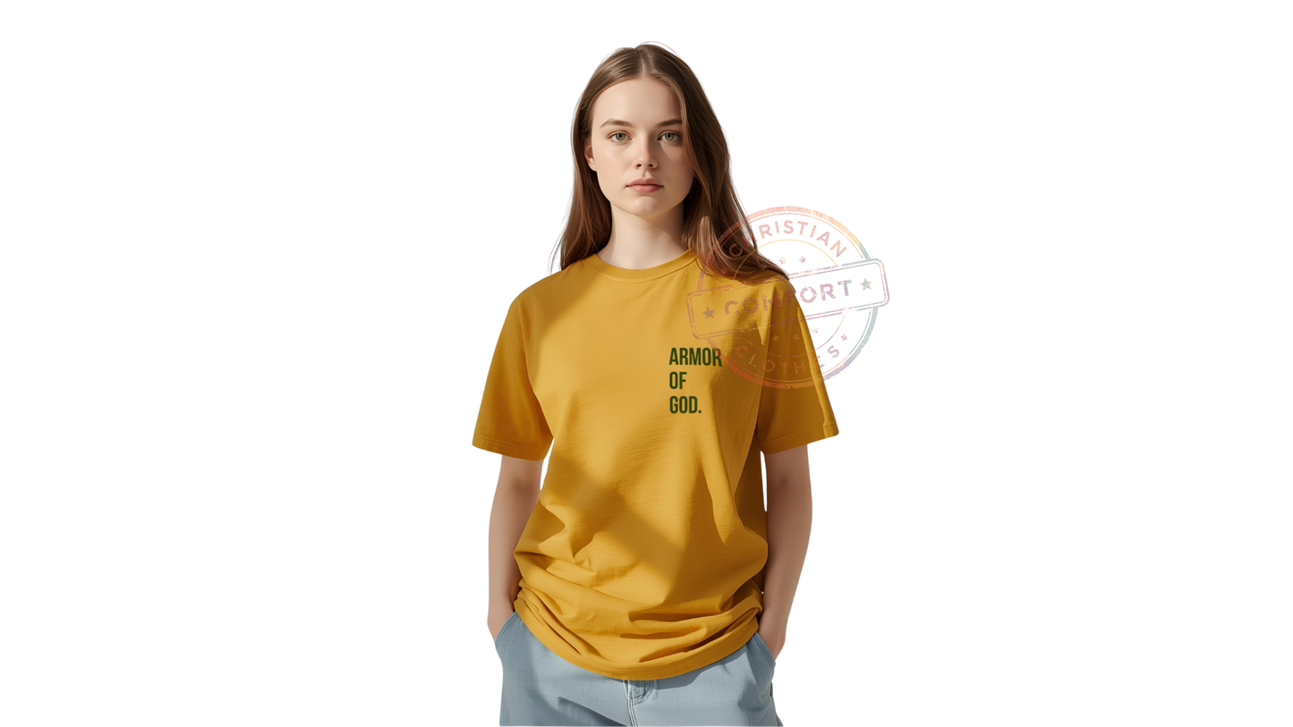 MUSTARD POCKET PRINT TEE