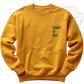 MUSTARD POCKET PRINT SWEATSHIRT