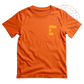 SUNSET ORANGE POCKET PRINT TEE