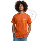 SUNSET ORANGE POCKET PRINT TEE