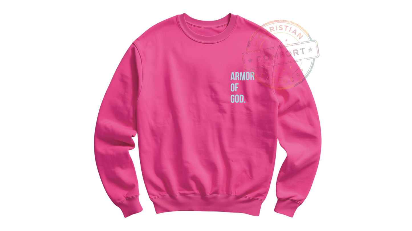 PINK MINT POCKET PRINT SWEATSHIRT