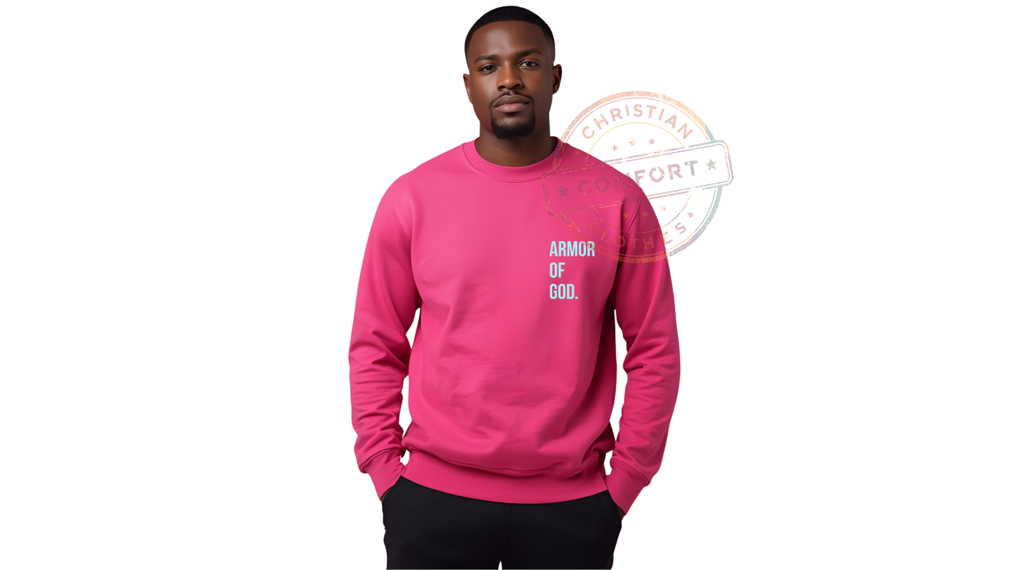 PINK MINT POCKET PRINT SWEATSHIRT