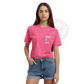 PINK MINT POCKET PRINT TEE