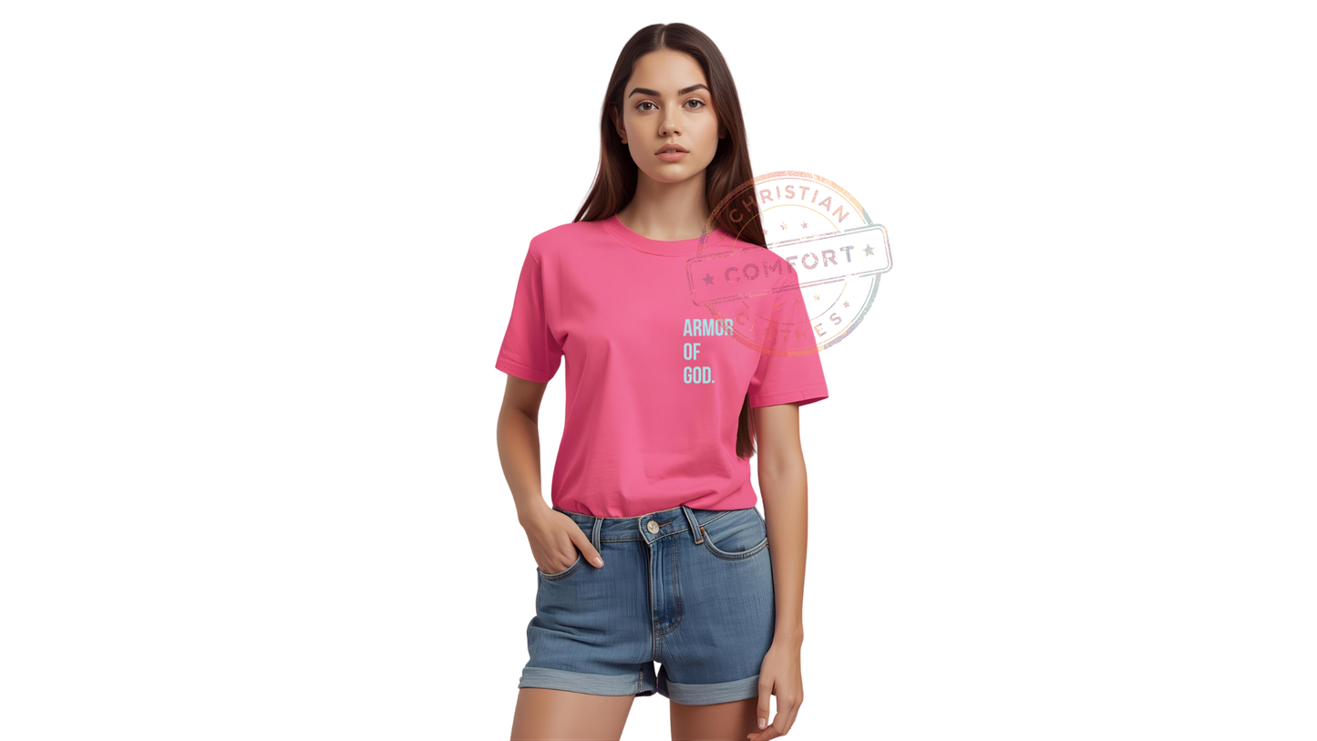 PINK MINT POCKET PRINT TEE