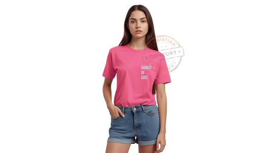 PINK MINT POCKET PRINT TEE