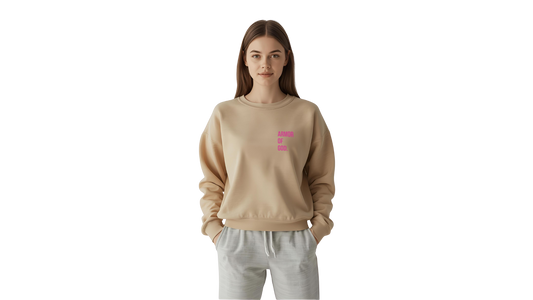 BEACH SAND POCKET PRINT SWEATSHIRT