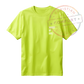 HI VIS POCKET PRINT SAFETY GREEN TEE