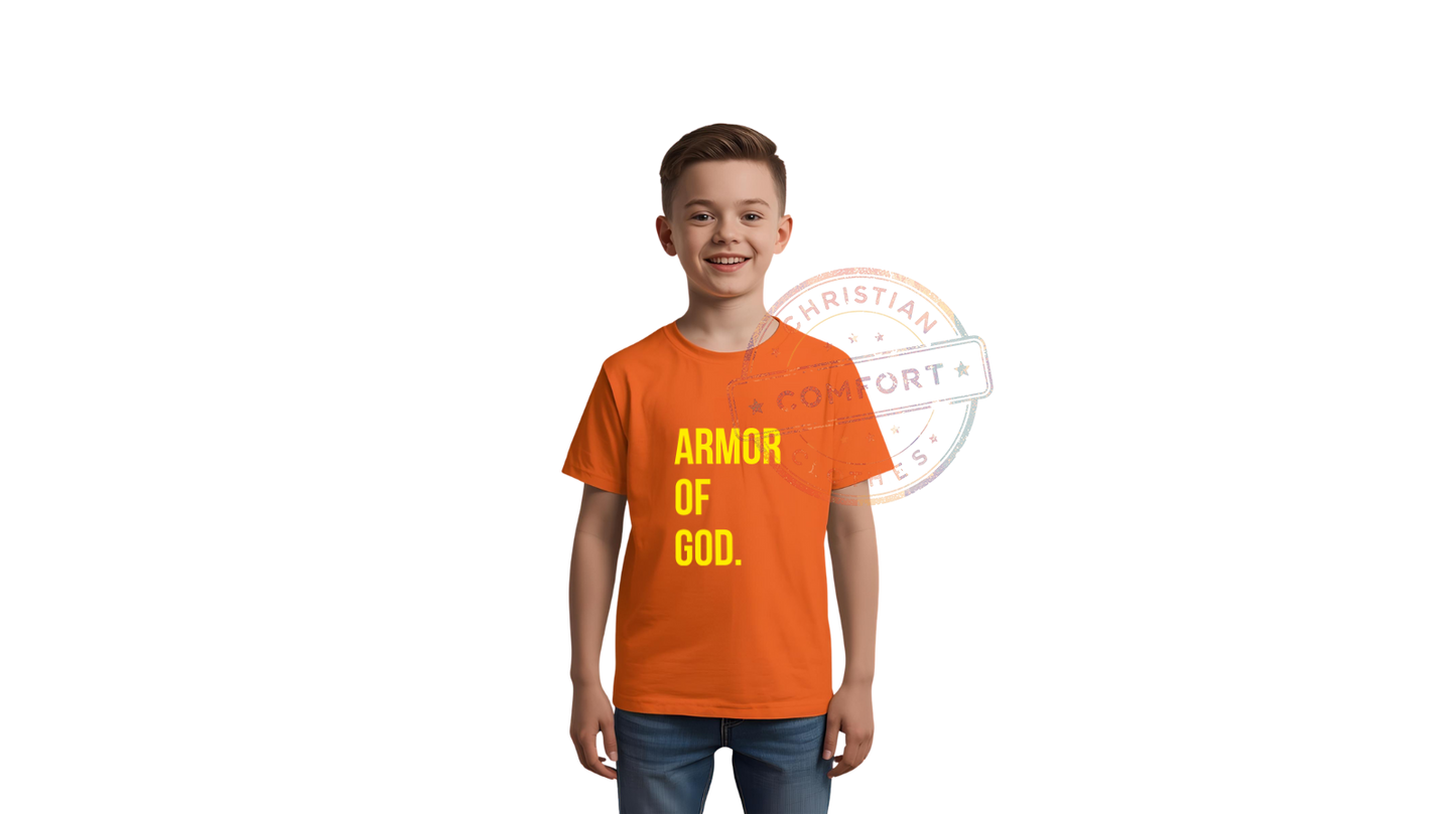 KIDS SUNSET ORANGE TEE