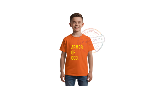 KIDS SUNSET ORANGE TEE